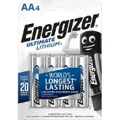 Energizer Ultimate L91 Lithiumbatterij 4 Eenheden