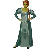 Shrek Fiona kostuum dame | licentie verkleedkleding (groen, M)