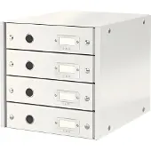 Leitz 6049 WOW ladeblok wit metallic (4 laden)