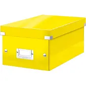 Leitz 6042 WOW dvd-box geel