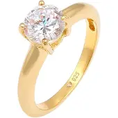 Elli Ring goud / transparant