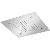 Hotbath Hoofddouche mate inbouw met mist vierkant 38x38 cm chroom