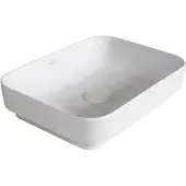 Isvea Wastafel sott aqua rechthoekig 47.8x41.7x15.5 cm cm keramiek wit