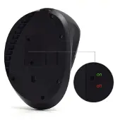 Ewent Draadloze verticale ergonomische oplaadbare muis EW3158