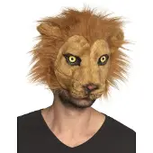 Boland leeuwenmasker unisex synthetisch bruin one-size