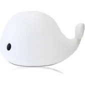 Filibabba Vloerlamp - Big LED Whale - 50cm - Wit - - OneSize - Lampen