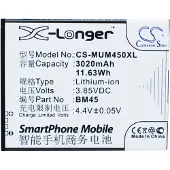 123accu Xiaomi BM45 accu (3.85 V, 3020 mAh, huismerk)