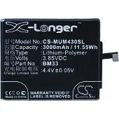 123accu Xiaomi BM33 accu (3000 mAh, huismerk)