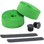 Bbb Cycling Stuurlint Racefiets - Zelfklevend Stuurtape met Stretch Materiaal - Antislip - Lengte: 200cm - Dikte: 2mm - Inclusief Stuurdoppen - Groen - RaceRibbon BHT-01