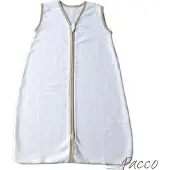 Pacco Hydrofiel Babyslaapzak Zomer - Zonder Mouwen - 110 cm - Grijs