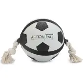 Beeztees Hondenspeelgoed Voetbal Met Touw Action D 22 Cm