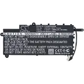 HP 123accu vervangt PL02XL / 751681-421 / HSTNN-LB6B accu (7.6 V, 3800 mAh)