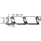 Nedis Kabelmanagement | Spiraalvormige sleeve | 1 Stuks | Maximale kabeldikte: 100 mm | PVC | Zwart - SWB KS-19BLACK