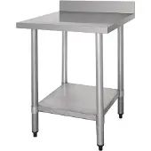 Vogue RVS werktafel met achteropstand 60(b)x90(h)x60(d)cm