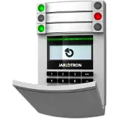 Jablotron JA-154E draadloos bedienpaneel met LCD scherm, toetsenbord en RFID