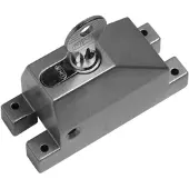 Nemef 2809 Espagnoletbeveiliger voor pompespagnolet 1E inclusief cilinder 105/9 | 3 sleutels | kleur:grijs | 97 x 40 x 56 mm - 9280900110