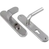 Ami Veiligheidsbeslag Voordeurgarnituur compleet ovaal PC92 SKG*** F1 aluminium