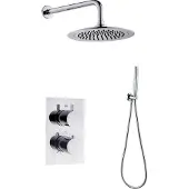 Saniclear Talpa inbouwregendouche 30cm met wandarm chroom
