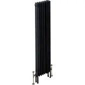 Eastbrook Rivassa 2 koloms verwarming 180x29,3cm Antraciet 933 watt