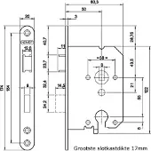 4Tecx Dag- en Nachtslot 1269/17U - DM 50 - PC 55 - D1/2/3/4