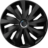 Autostyle 4-Delige Wieldoppenset Grip Pro 15-inch zwart