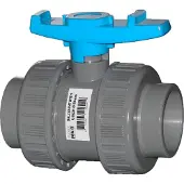 Cepex PVC kogelkraan met dubbele wartel Ø110 mm 10 ato