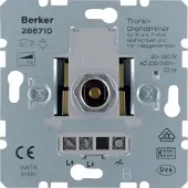 Hager 286710 dimmer Dimmer & schakelaar Monteerbaar Metallic