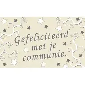 Espa Vlag 90x150cm Gefeliciteerd met je Communie
