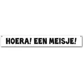 Miko Spandoek - Hoera! Een meisje! -150x20cm