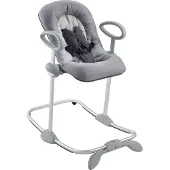 Beaba BÉABA. Up and Down III Baby Bouncer. 3 Reclining Positions. 4 Heights. 5-Point Safety Harness. Grey