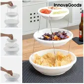 InnovaGoods Opvouwbare Draaibare Kommenset - 3-delig