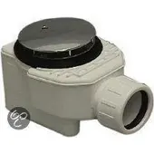 Plieger douchebaksifon m. plug 52mm 40mm klemaansluiting chroom