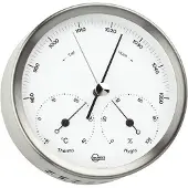 Barigo 317 weerstation roestvast staal (analoog)