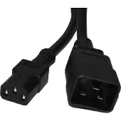 DINIC C13 - C20 stroomkabel voor UPS/PDU - 3x 1,00mm / zwart - 3 meter
