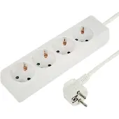 TEN Tafelcontactdoos 4-Voudig + RA 3x1mm 3 meter