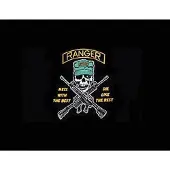 Fostex vlag US Ranger zwart