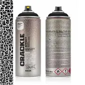 Montana Cans Crackle Effect Zwart