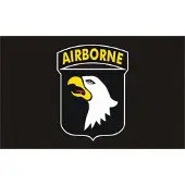 Fostex vlag Airborne 101e division zwart