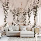 Karo-art Fotobehang - Bloemen Kamer