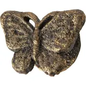 Clayre & Eef Deurknop | 8*5*3 cm | Goudkleurig | Ijzer / glas | Vlinder | Clayre &