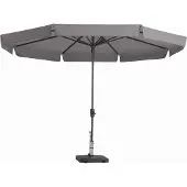 Madison Parasol Rond Taupe New York 350cm