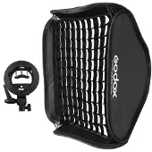 Godox S2-type Bracket Bowens + Softbox 60x60cm + Grid
