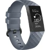 IMoshion Siliconen bandje voor de Fitbit Charge 3 / 4 - Grijs