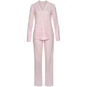 Vivance Pyjama 'Dreams' lichtroze / wit