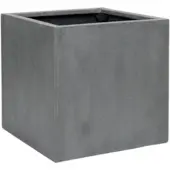Pottery Pots Bloempot Natural Block L Grey 50 x 50 x 50 cm