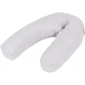 vidaXL Zwangerschapskussen J-vormig 54x(36-43) cm grijs