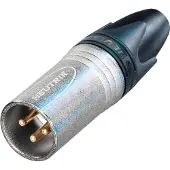 Neutrik NC3MXX-EMC XLR-connector Stekker, recht Aantal polen: 3 Zilver 1 stuk(s)