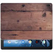 B2Ctelecom Lenovo Tab E10 Silicone Tablet Hoes Old Wood