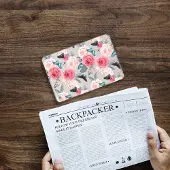 B2Ctelecom Apple iPad Mini 4 | Mini 5 (2019) Siliconen Hoesje Butterfly Roses