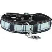 Happy house Halsband Ruit 35mm -lang 38 cm - verstelbaar van 25-33 cm